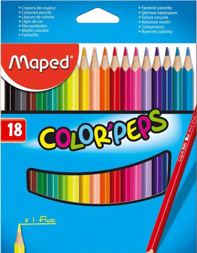 Picture of MAPED PENCIL COLOURS X18